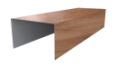 Крышка 40x65x40 мм, Золотой орех 3D