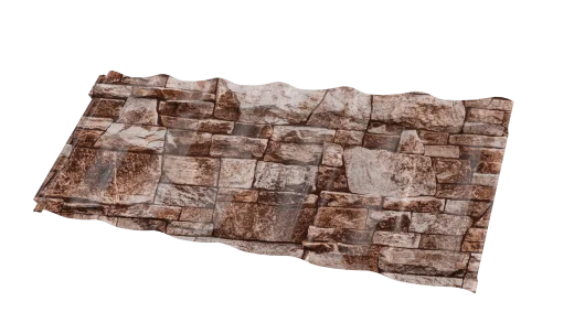 Профиль Феникс 1180/1100x0,45 мм, 8019 Дикий камень