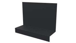 Примыкание боковое фальц 25x65x130 мм, 7024 графитовый серый матовый