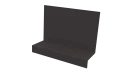 Примыкание боковое фальц 25x65x130 мм, 8019 серо-коричневый глянцевый