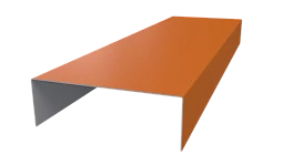 Декоративная накладка 20x60x20 мм, 2011 насыщенный оранжевый глянцевый