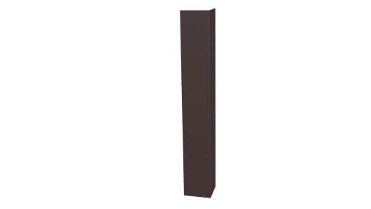 Планка угла наружного 50x50x2000 мм, 8017 шоколадно-коричневый матовый