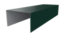 Крышка 40x65x40 мм, 6005 зеленый мох глянцевый