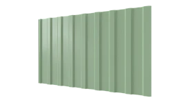 Профнастил С20R 1150/1100x0,65 мм, 6019 бело-зеленый глянцевый