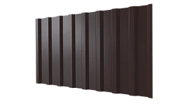 Профнастил С20B 1150/1100x0,65 мм, 8017 шоколадно-коричневый глянцевый