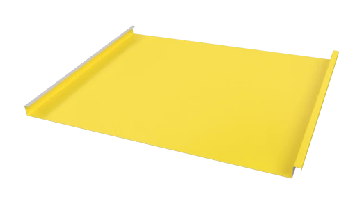 Фальцевая кровля 562/550x0,65 мм, 1018 цинково-жёлтый глянцевый