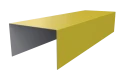 Крышка 40x65x40 мм, 1018 цинково-желтый глянцевый