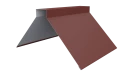 Конёк фигурный 150x150x2000 мм, 3009 оксид красный матовый