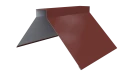 Конёк фигурный 150x150x2000 мм, 3009 оксид красный глянцевый