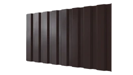 Профнастил С20A 1150/1100x0,3 мм, 8017 шоколадно-коричневый глянцевый