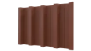 Профнастил Н60 902/845x0,5 мм, 8004 медно-коричневый матовый
