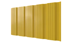 Профнастил К20 1195/1130x0,45 мм, 1018 цинково-желтый глянцевый