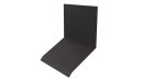 Планка примыкания верхняя к стене фальц 150x130x20 мм, 8019 серо-коричневый матовый