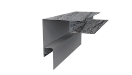 Планка угла наружного сложная Блок-хаус 110x110x2000 мм, Морион 3D