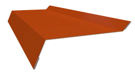 Планка примыкания в штробу 20x60x10 мм, 2004 оранжевый глянцевый