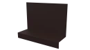 Примыкание боковое фальц 25x65x130 мм, 8017 шоколадно-коричневый PUR Pruf