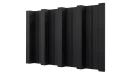 Профнастил Н60 902/845x0,45 мм, 9005 черный янтарь матовый