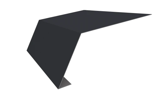 Планка карнизная 100x65x2000 мм, 7024 графитовый серый глянцевый