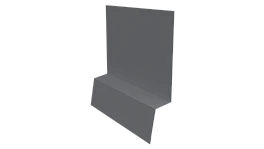 Планка стартовая фальц 135x30x55 мм, 7040 серое окно глянцевый