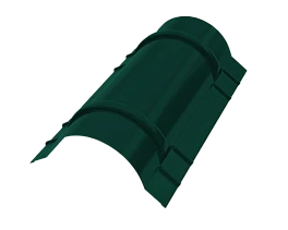Конёк круглый R110x2000 мм, 6005 зеленый мох матовый