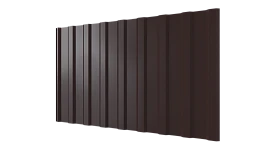 Профнастил С20R 1150/1100x0,5 мм, 8017 шоколадно-коричневый глянцевый