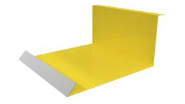 Планка примыкания нижняя 100x200x2000 мм, 1018 цинково-желтый глянцевый