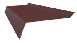 Планка примыкания в штробу 20x60x10 мм, 3009 оксид красный матовый