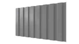 Профнастил С20A 1150/1100x0,5 мм, 9006 бело-алюминиевый глянцевый