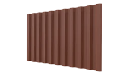 Профнастил С21 1051/1000x0,45 мм, 8004 медно-коричневый матовый