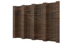 Профнастил Н60 902/845х0,45 мм, Дуб Локарно 3D
