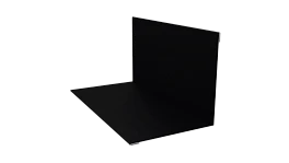 Угол внутренний 100x100x2000 мм, 9005 черный янтарь стальной бархат