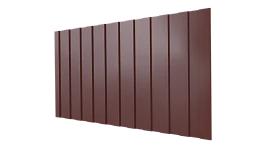 Профнастил С8 1200/1150x0,4 мм эконом, 3009 оксид красный глянцевый