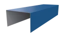 Крышка 40x65x40 мм, 5015 небесно-синий глянцевый