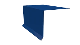 Планка торцевая 120x95x2000 мм, 5005 сигнальный синий глянцевый