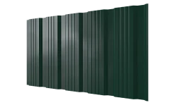 Профнастил К20 1195/1130x0,45 мм, 6005 зеленый мох глянцевый