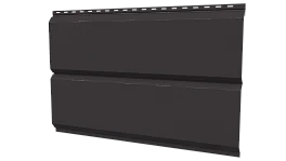 Л-брус 264/240x0,45 мм, 8019 серо-коричневый глянцевый