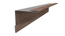 Планка угла внутреннего 50x50x2000 мм, Орех 3D