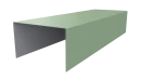 Крышка 40x65x40 мм, 6019 бело-зеленый глянцевый