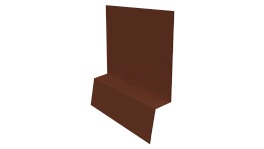 Планка стартовая фальц 135x30x55 мм, 8004 медно-коричневый глянцевый