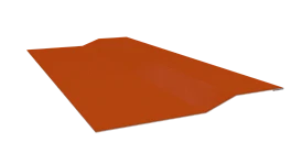 Планка крепёжная фальц 50x17x29 мм, 2004 оранжевый глянцевый