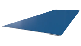 Планка завершающая 65x2000 мм, 5015 небесно-синий глянцевый