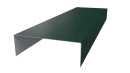Декоративная накладка 20x60x20 мм, 6005 зеленый мох глянцевый