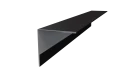 Планка угла наружного 50x50x2000 мм, 9005 черный янтарь матовый