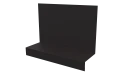Примыкание боковое фальц 25x65x130 мм, 8019 серо-коричневый матовый