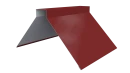 Конёк фигурный 150x150x2000 мм, 3011 коричнево-красный глянцевый