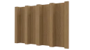 Профнастил Н60 902/845x0,45 мм, Орех 3D