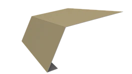 Планка карнизная 100x65x2000 мм, 1014 слоновая кость глянцевый