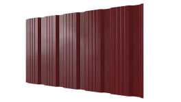 Профнастил К20 1185/1120x0,45 мм, 3011 коричнево-красный глянцевый