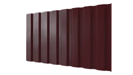 Профнастил С20A 1150/1100x0,4 мм эконом, 3005 винно-красный глянцевый