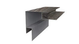 Планка угла наружного сложная Блок-хаус 110x110x2000 мм, Дуб Винтаж 3D